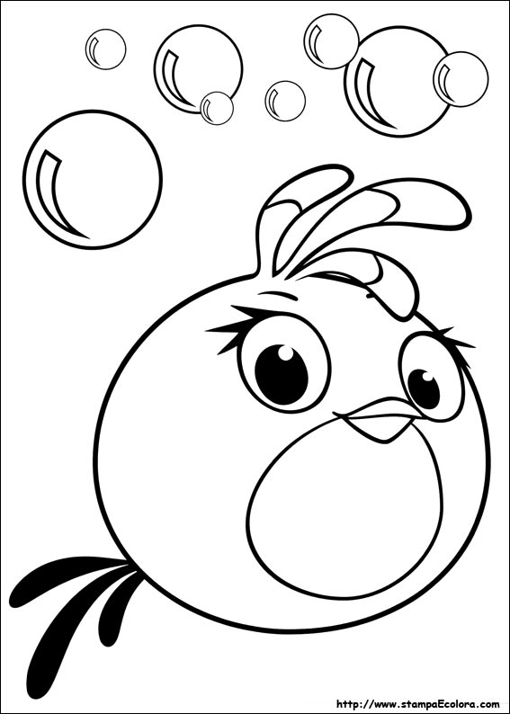 Disegni Angry Birds Stella