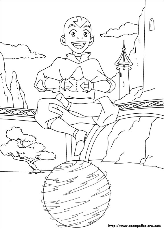 Disegni Avatar - La leggenda di Aang