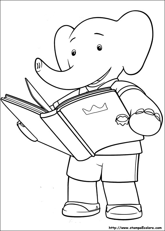 Disegni Babar e le avventure di Badou