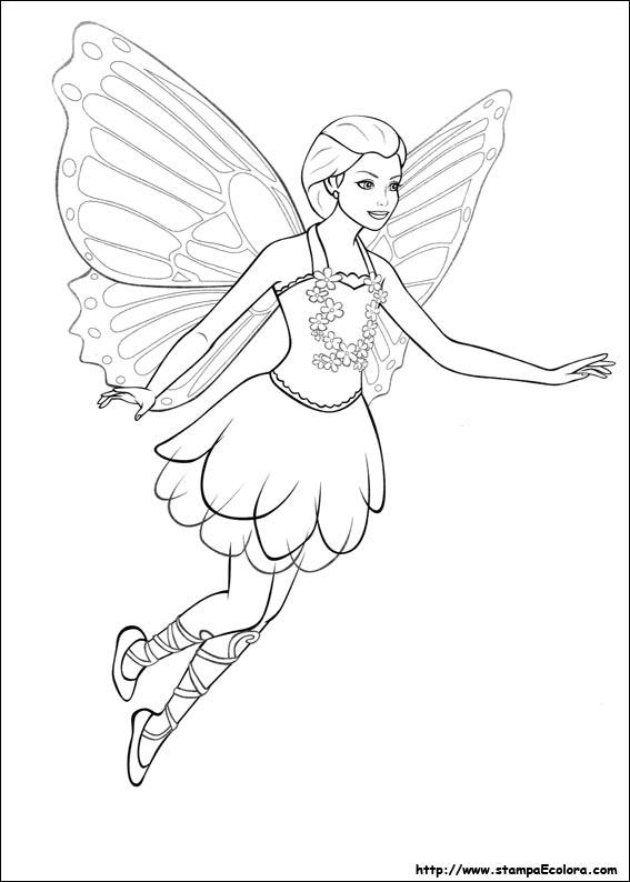 Disegni Barbie Mariposa