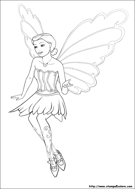 Disegni Barbie Mariposa