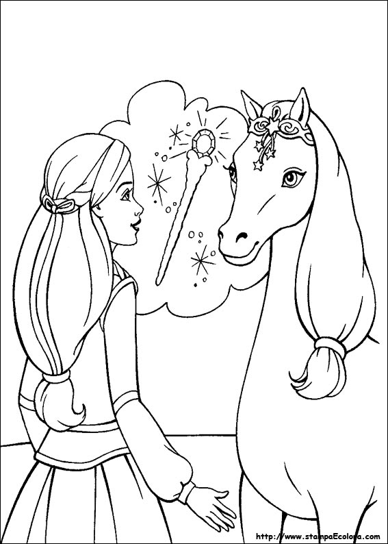 Disegni Barbie e la Magia di Pegaso