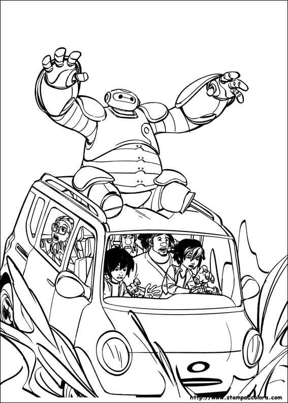 Disegni Big Hero 6