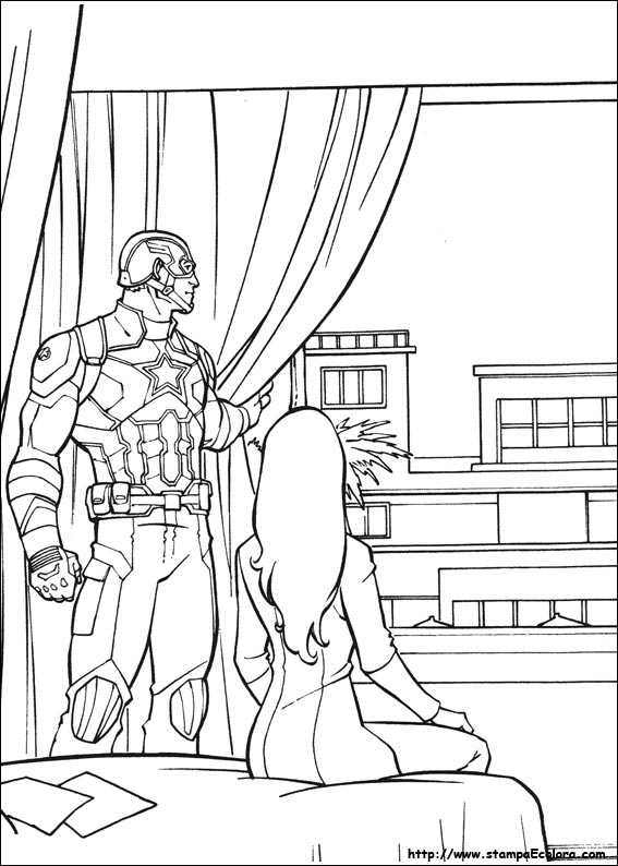 Disegni Captain America: Civil War