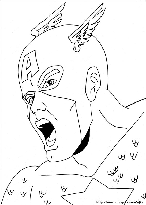 Disegni Captain America