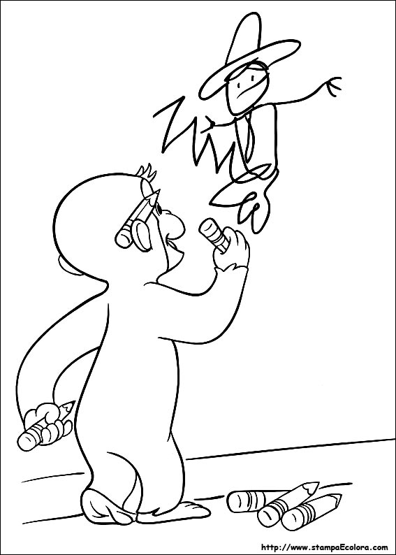 Disegni Curioso come George