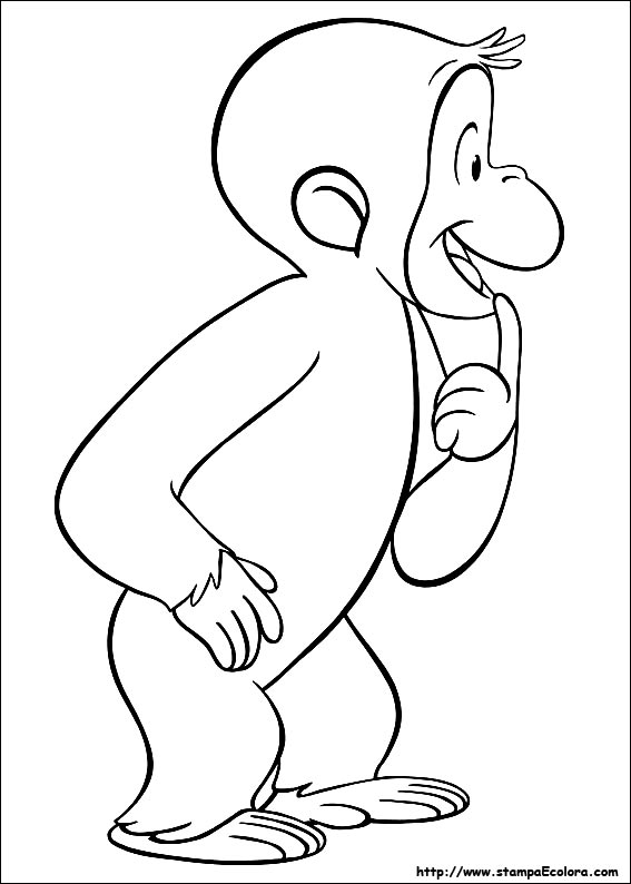 Disegni Curioso come George