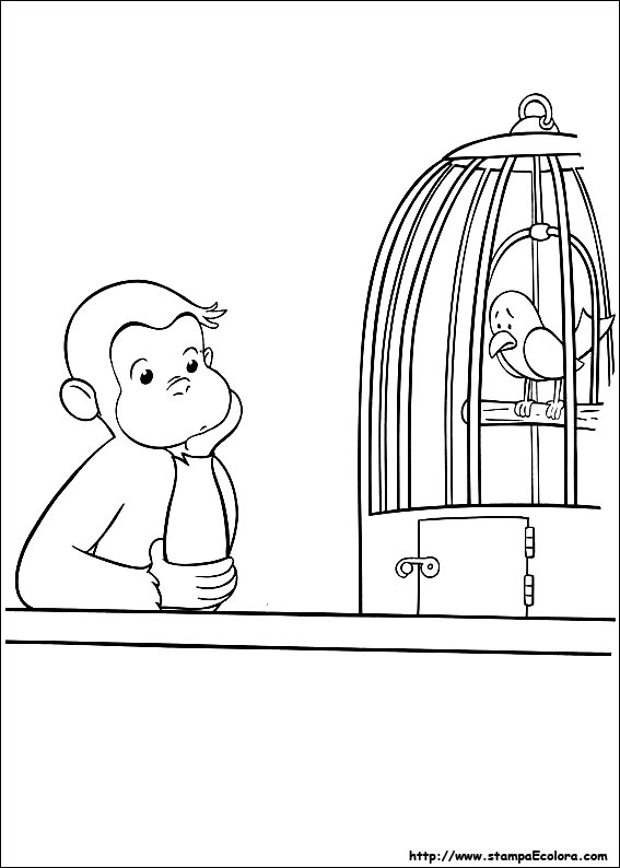 Disegni Curioso come George