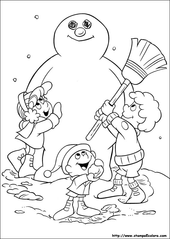 Disegni Frosty il pupazzo di neve