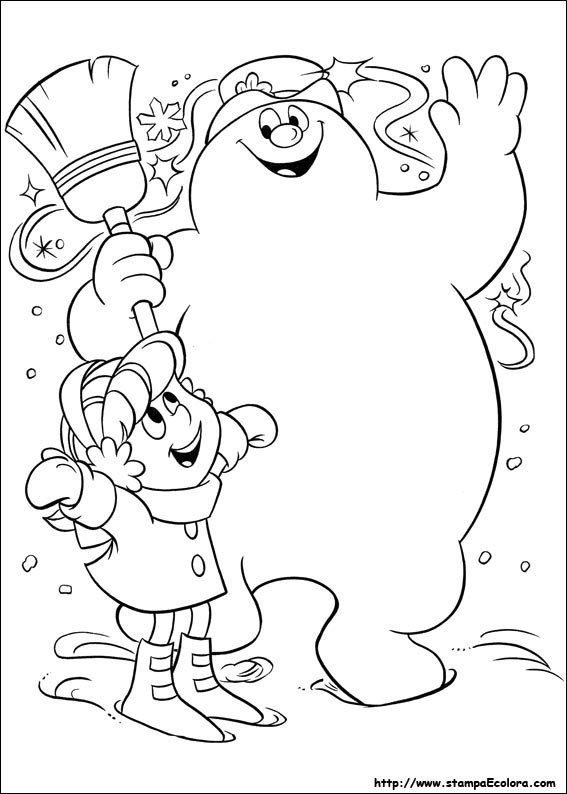 Disegni Frosty il pupazzo di neve