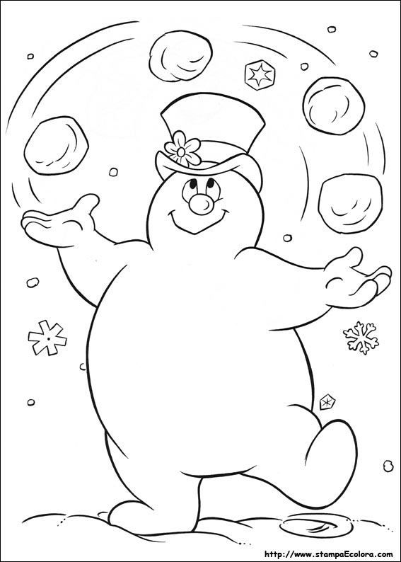 Disegni Frosty il pupazzo di neve