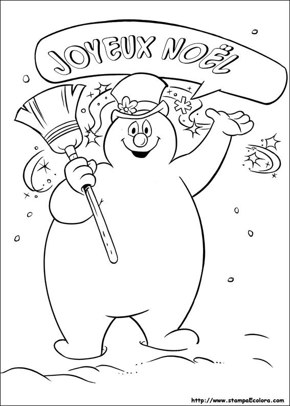 Disegni Frosty il pupazzo di neve