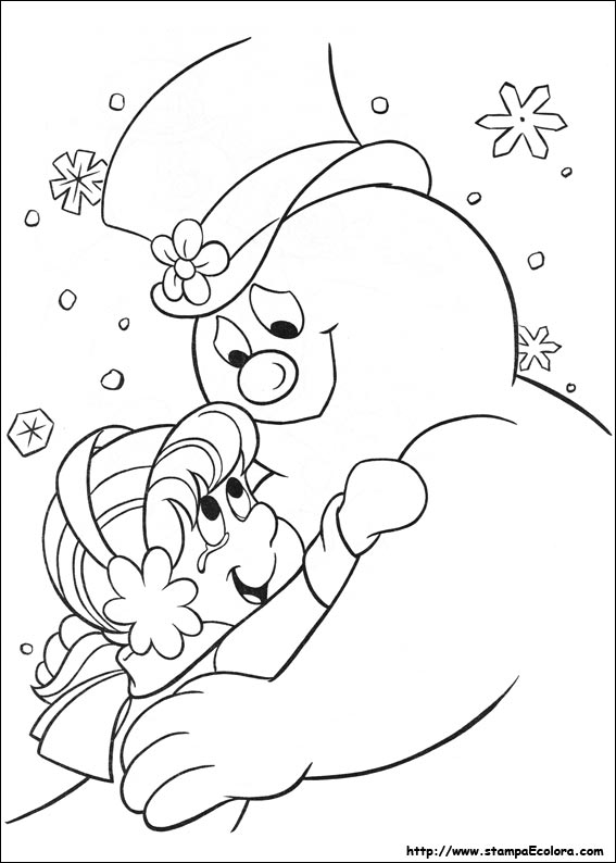 Disegni Frosty il pupazzo di neve