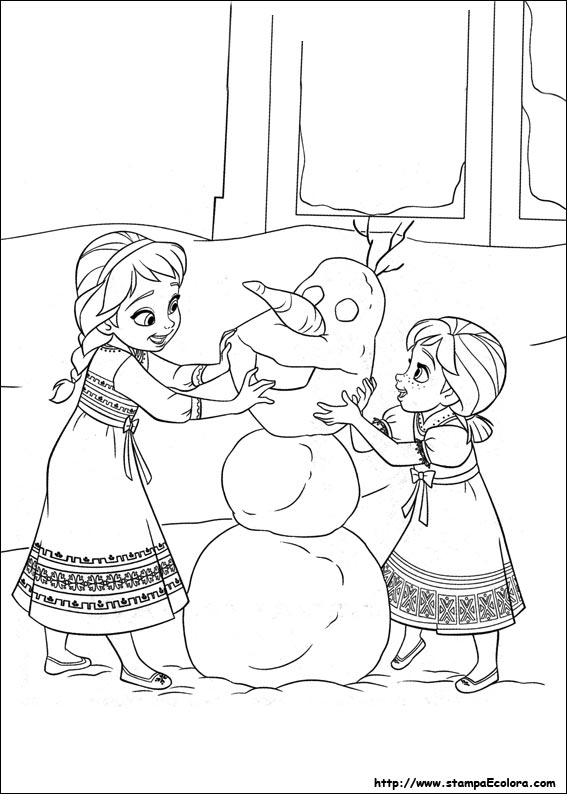 Disegni Frozen - Il regno di ghiaccio