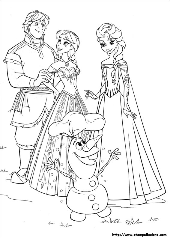 Disegni Frozen - Il regno di ghiaccio