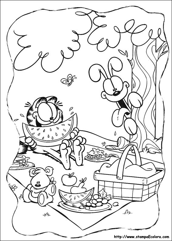 Disegni Garfield