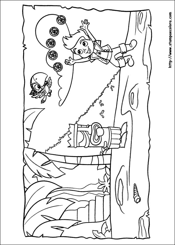 Disegni Jake e i pirati dell'Isola che non c'