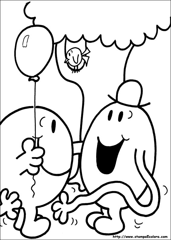 Disegni Mr. Men