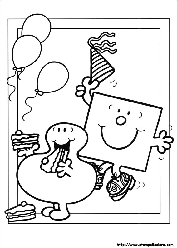 Disegni Mr. Men