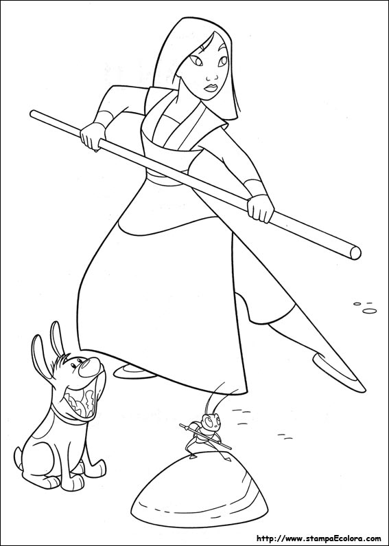 Disegni Mulan