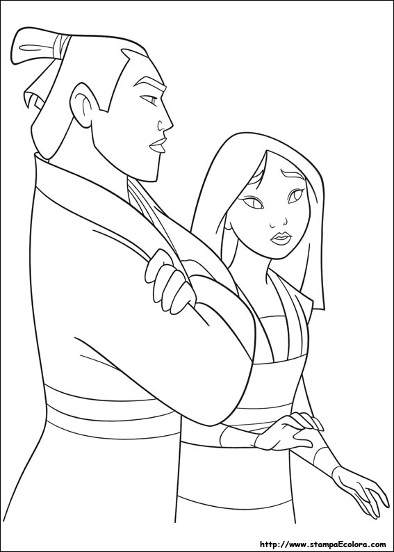 Disegni Mulan