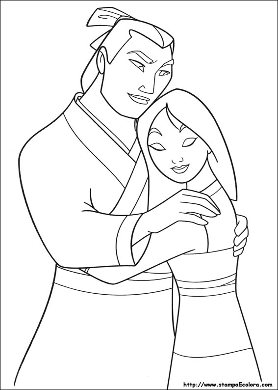 Disegni Mulan