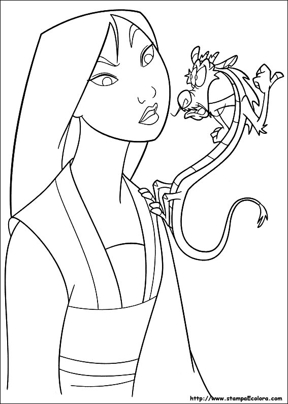 Disegni Mulan