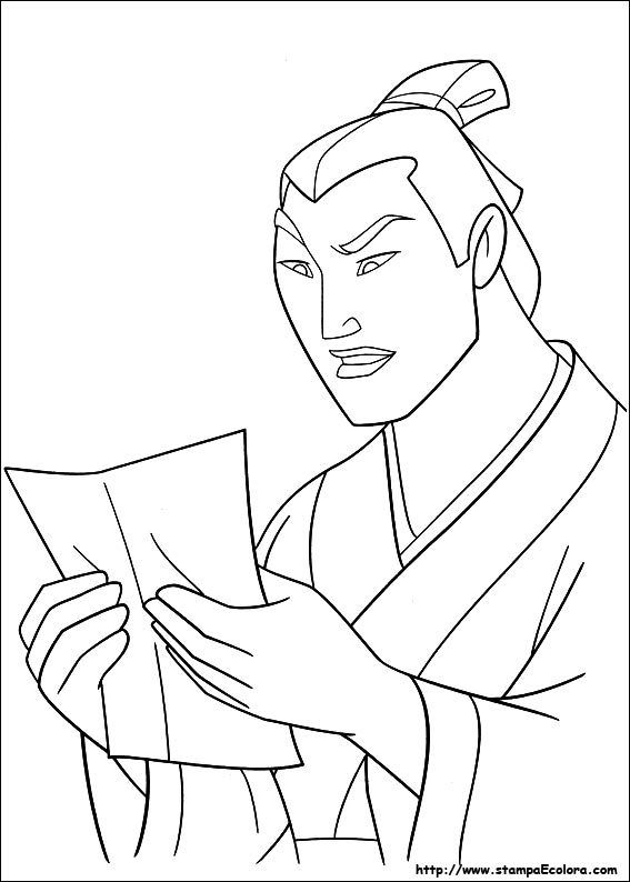 Disegni Mulan