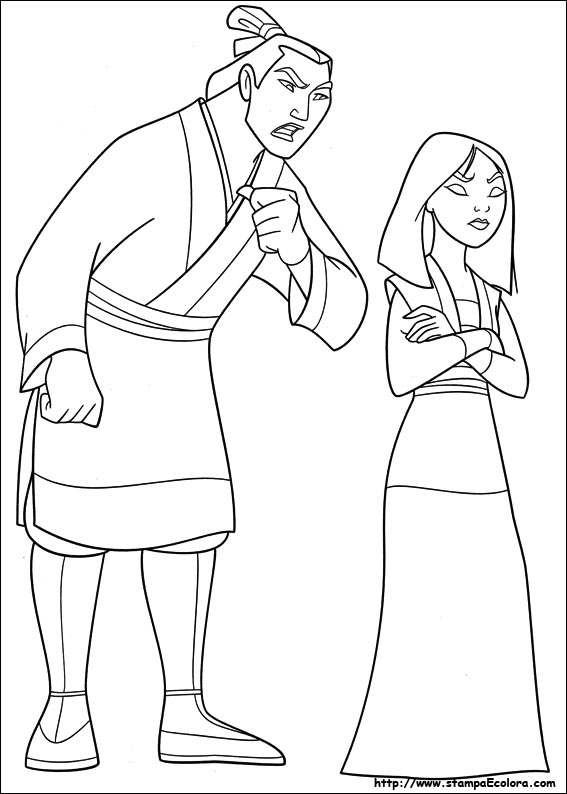 Disegni Mulan