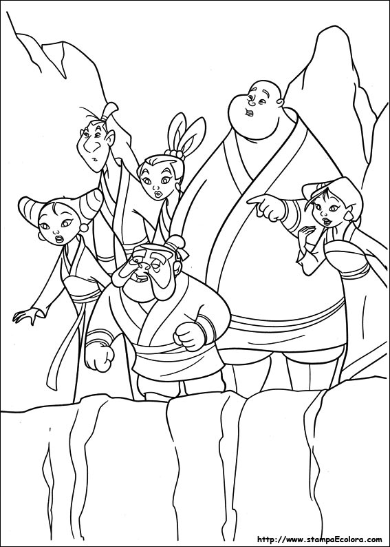 Disegni Mulan