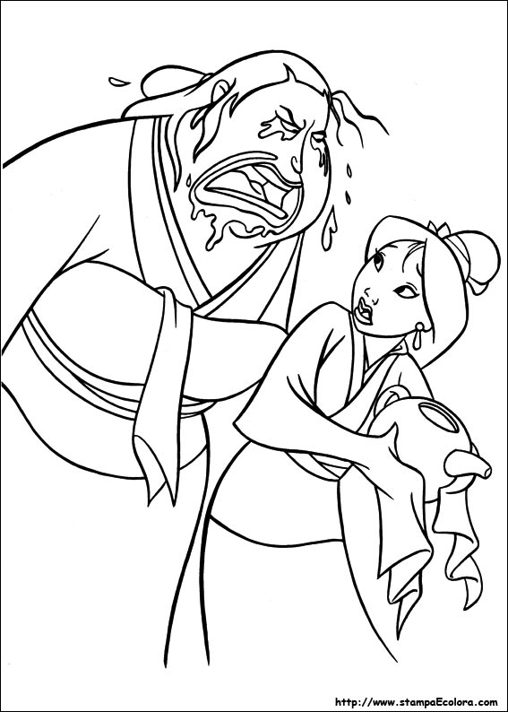 Disegni Mulan