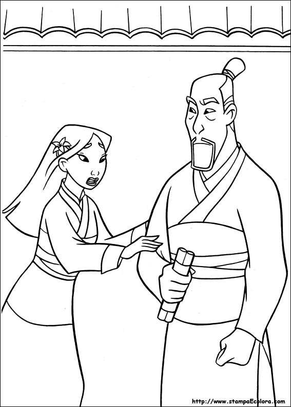 Disegni Mulan