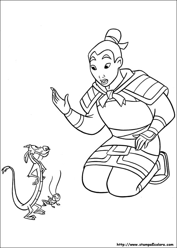 Disegni Mulan