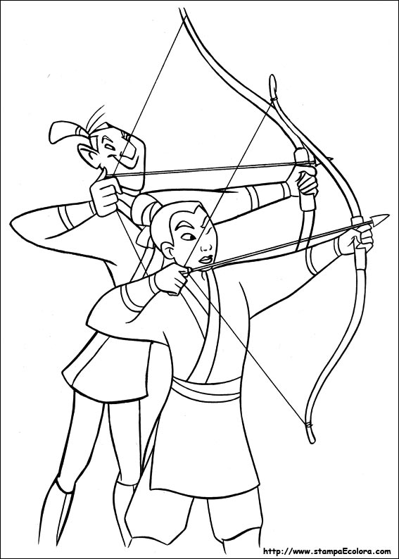 Disegni Mulan