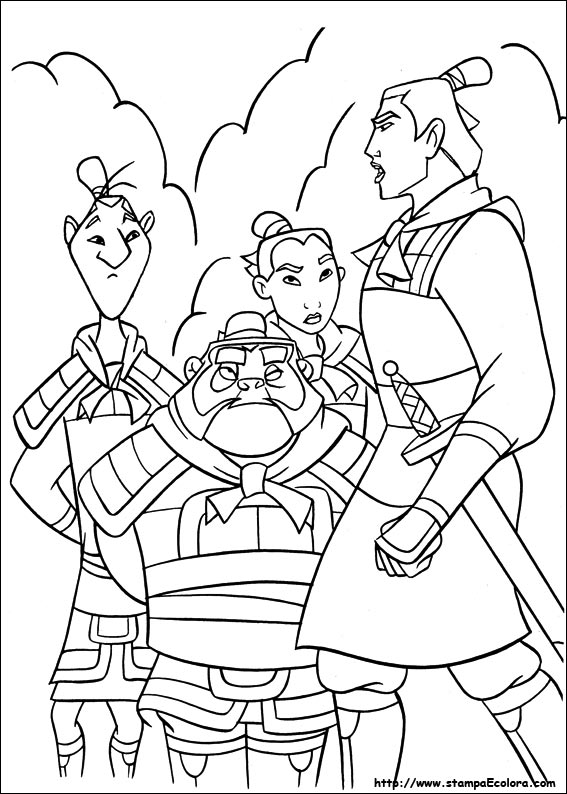 Disegni Mulan