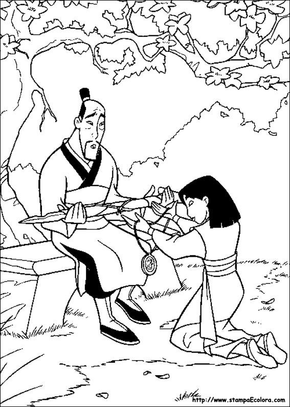 Disegni Mulan