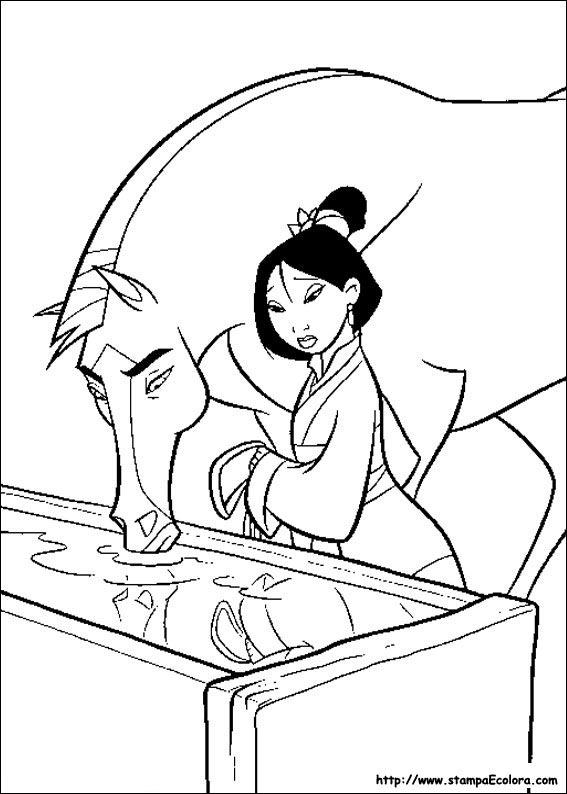 Disegni Mulan