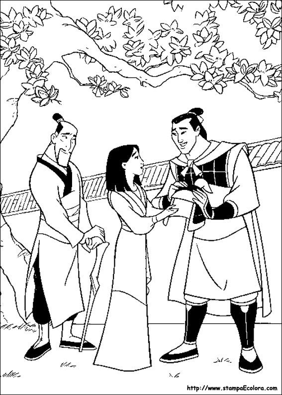 Disegni Mulan