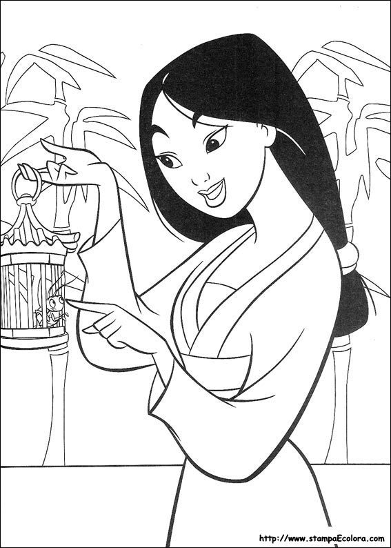 Disegni Mulan