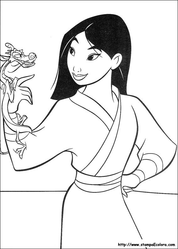 Disegni Mulan