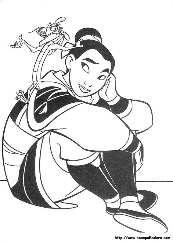 Disegni Mulan