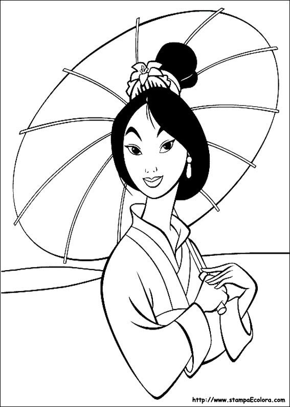 Disegni Mulan