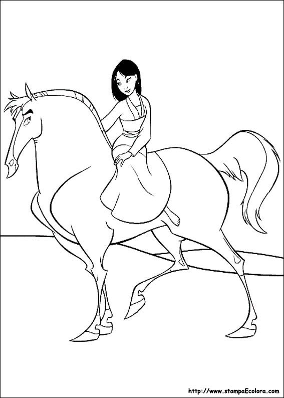 Disegni Mulan