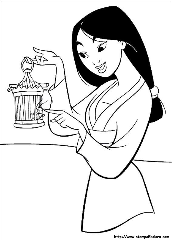 Disegni Mulan