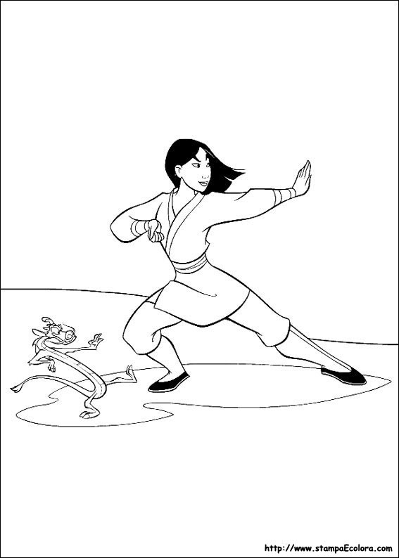 Disegni Mulan