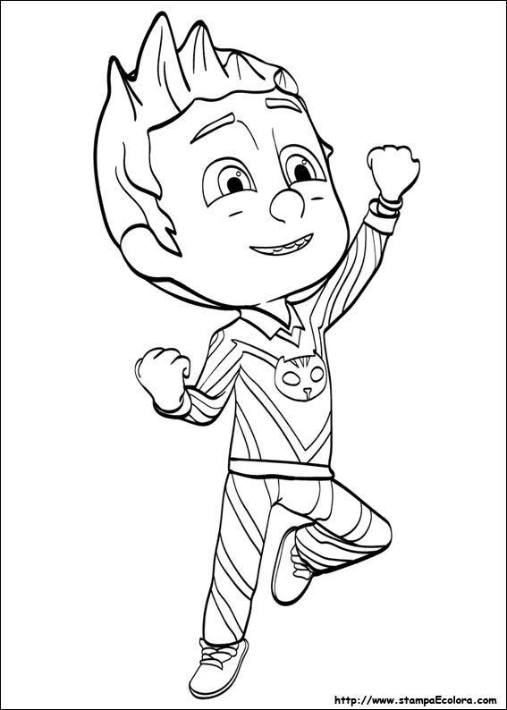 Disegni PJ Masks - Super pigiamini