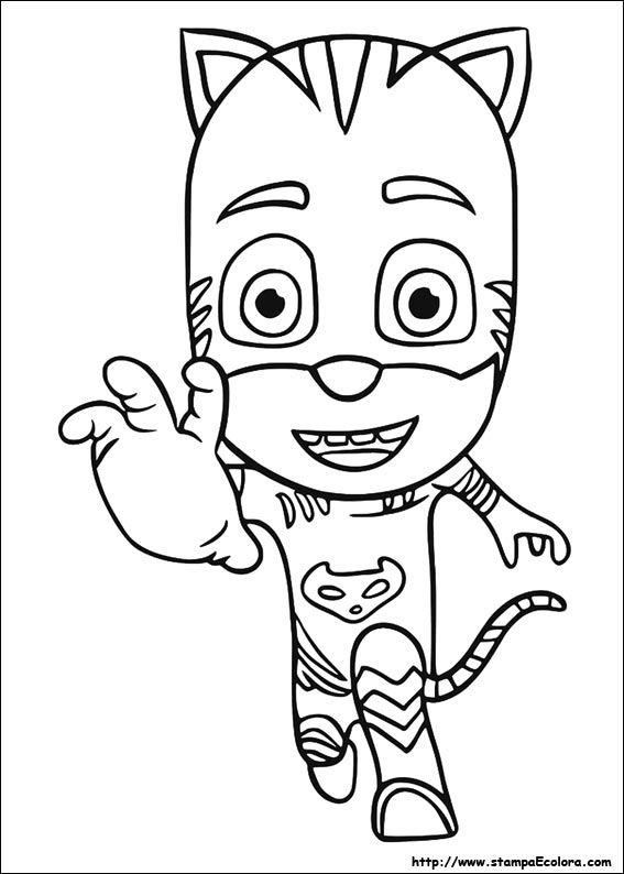 Disegni PJ Masks - Super pigiamini