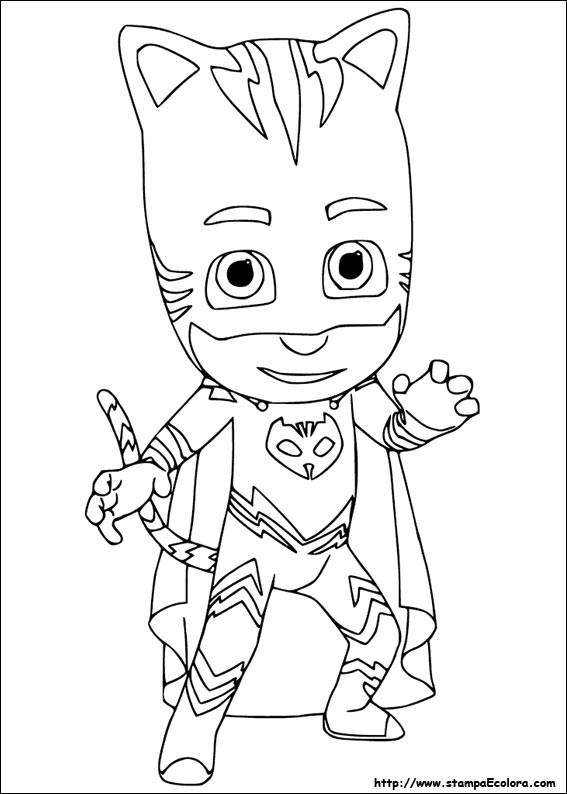 Disegni PJ Masks - Super pigiamini