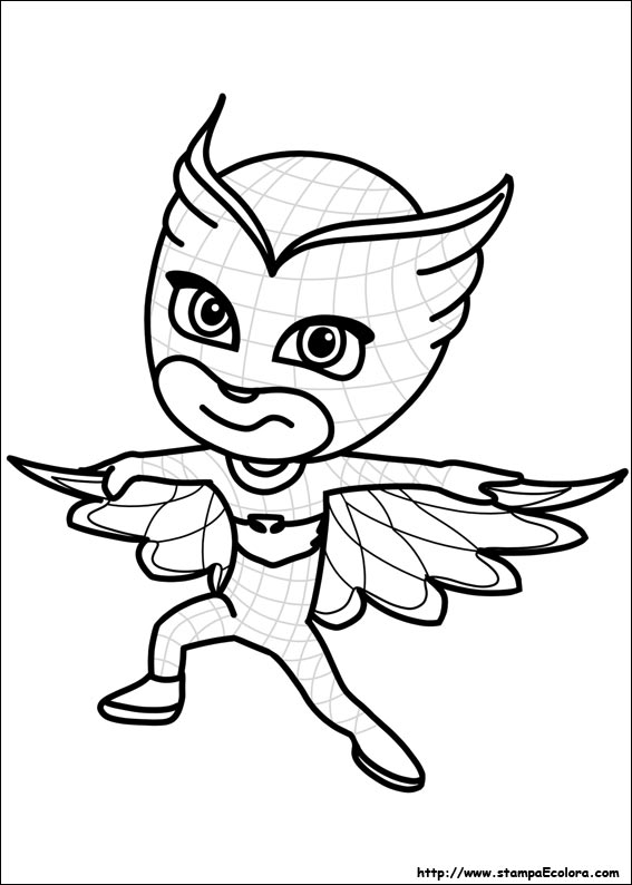 Disegni PJ Masks - Super pigiamini