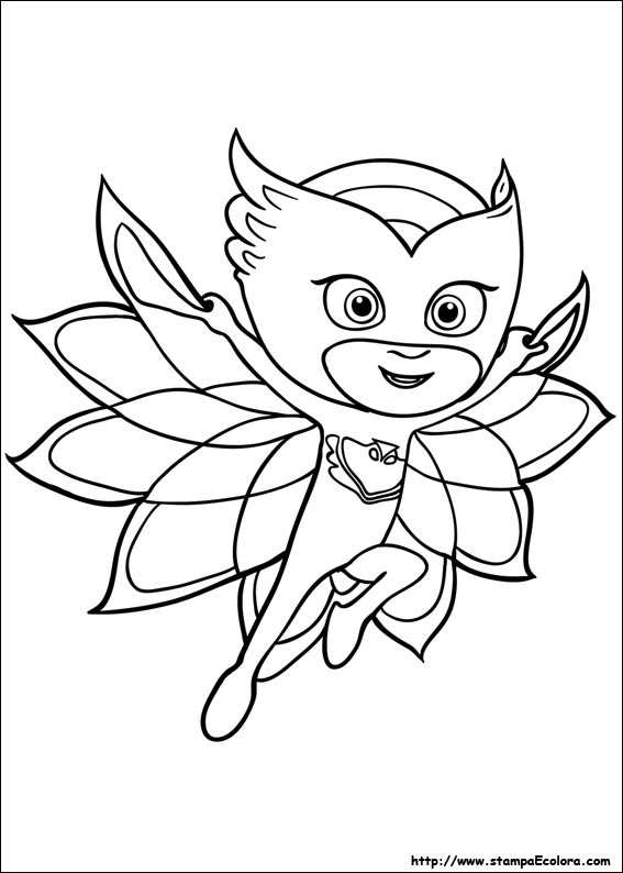 Disegni PJ Masks - Super pigiamini